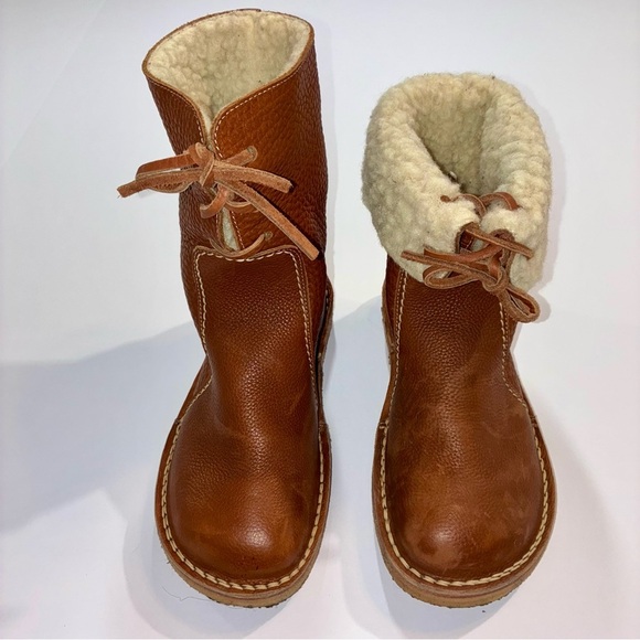 Duckfeet Arhus Boots Brown 38 (7.5 U.S.) Nordic Leather Shearling Wool